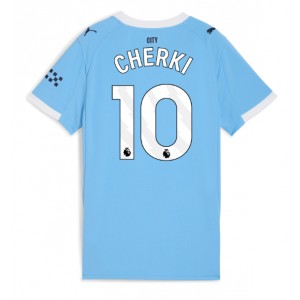 Fotbalové Dres Manchester City Rayan Cherki #10 Dámské Domácí Oblečení 2025-26 Krátký Rukáv